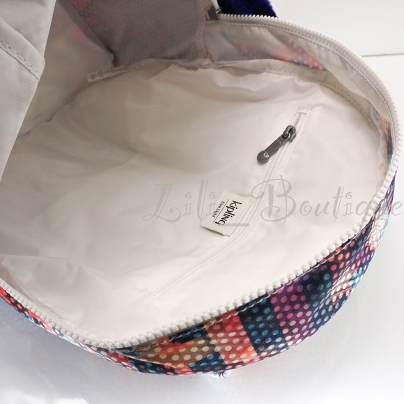 NWT New Kipling BP4391 Ezra Travel Bag Backpack Polyester Radiant Zoom Multi 129 main image 4